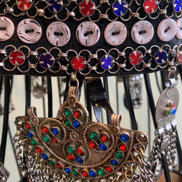 Vintage Afghani belt with pendants and dangles main image 7